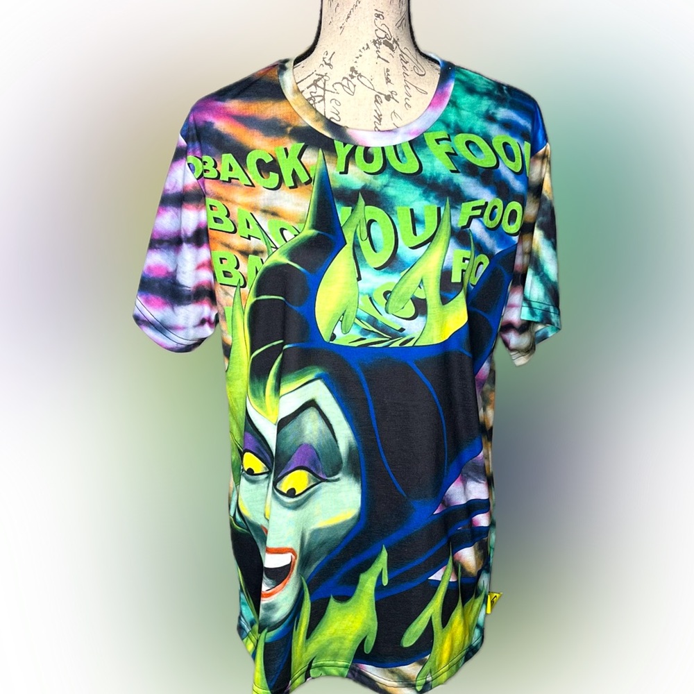 Disney Multicolor Maleficent Short Sleeve Tee